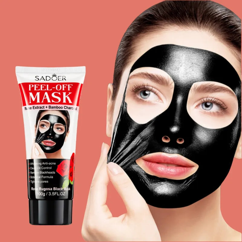 Natural Face And Nose Cleansing Peel Off Black Mask