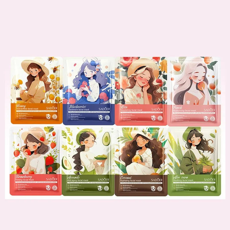 Facial Mask Moisturizing Oil Control Fruit Avocado Skin Care