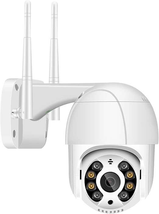 1080P Security Camera Outdoo with Color Night Vision,