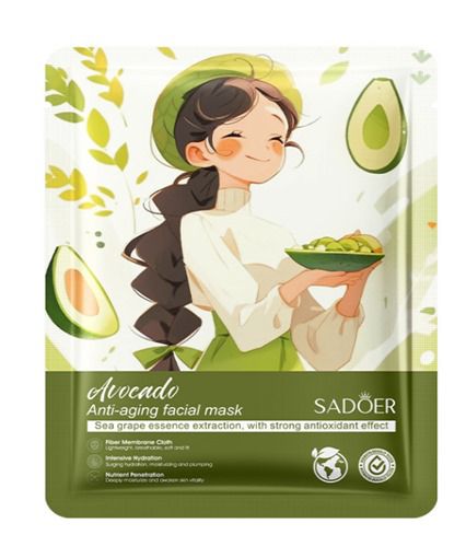 Facial Mask Moisturizing Oil Control Fruit Avocado Skin Care