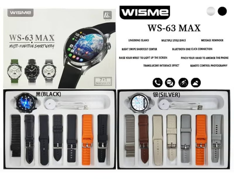 Wisme WS-63 Max Smartwatch AMOLED Display
